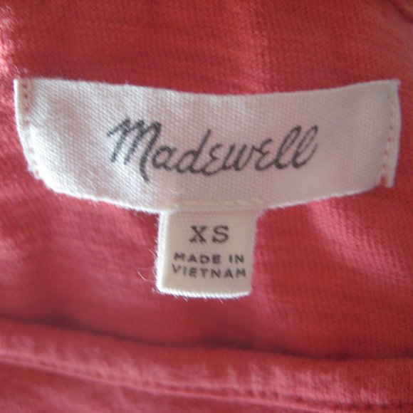 Madewell Forward-Seam Slub Tank Top Size XS - Picture 5 of 7